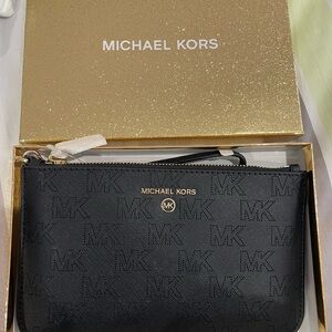 Michael Kors Black Logo Pouch